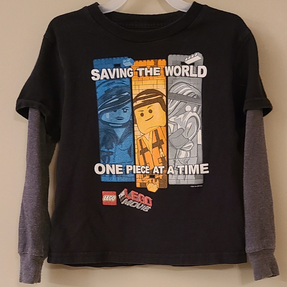 Lego black/grey long sleeved tee shirt